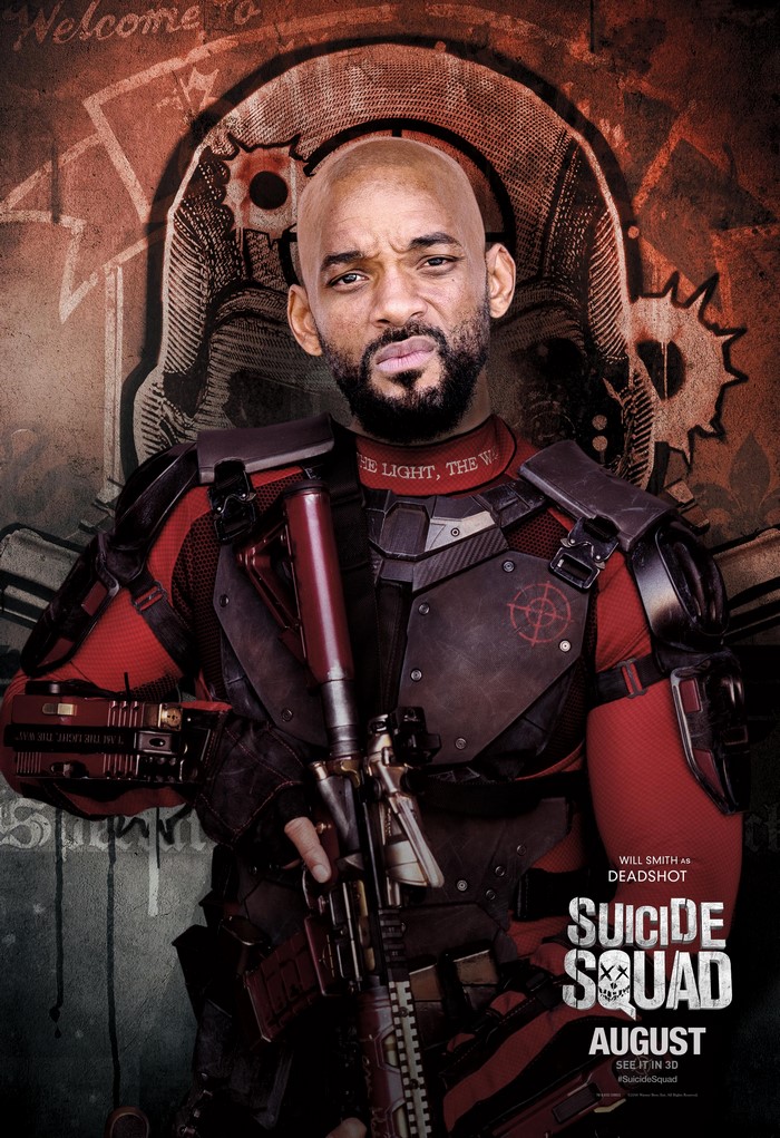 Deadshot from Suicide Squad starring Will Smith