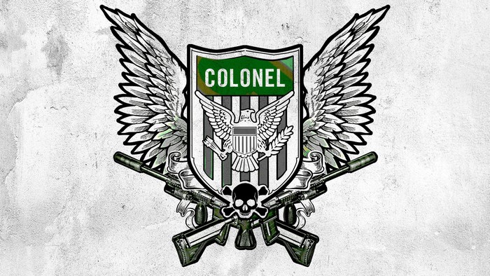 Colonel Emblem with Wings and Guns
