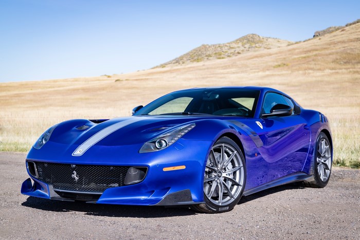 Blue Ferrari F12 TDF Gran Turismo