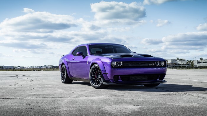 Violet Dodge Challenger Hellcat
