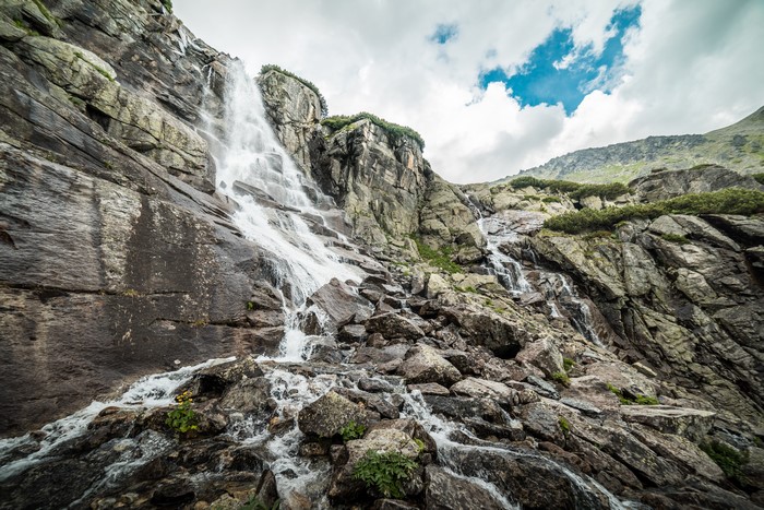 Waterfall Skok in Tatra Mountains, Slovakia
