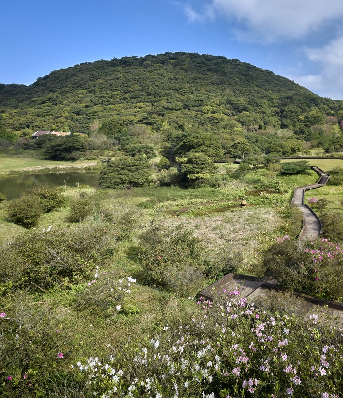 Mount Bailaka with Lake and Trail