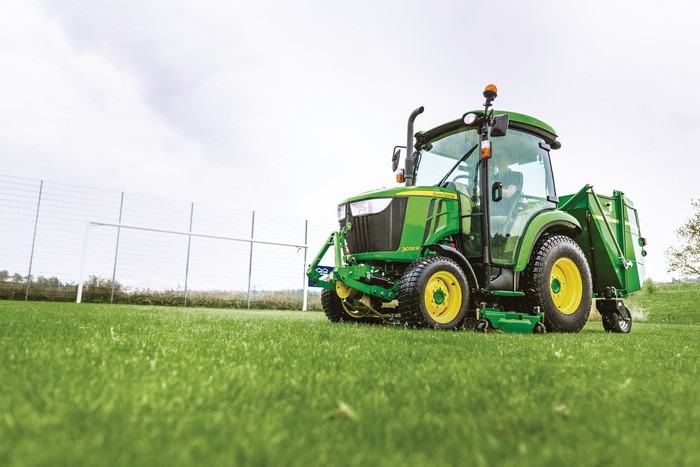 John Deere 3038R Tractor on a Field