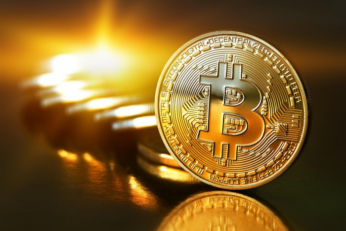 Gold Bitcoin Coin