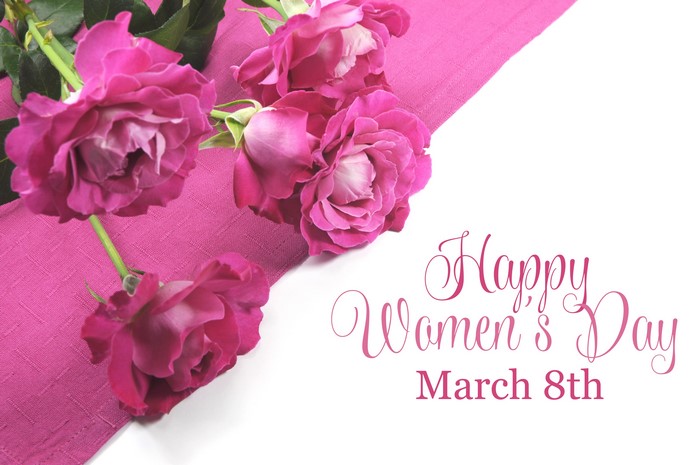 Happy Women's Day March 8th Roses