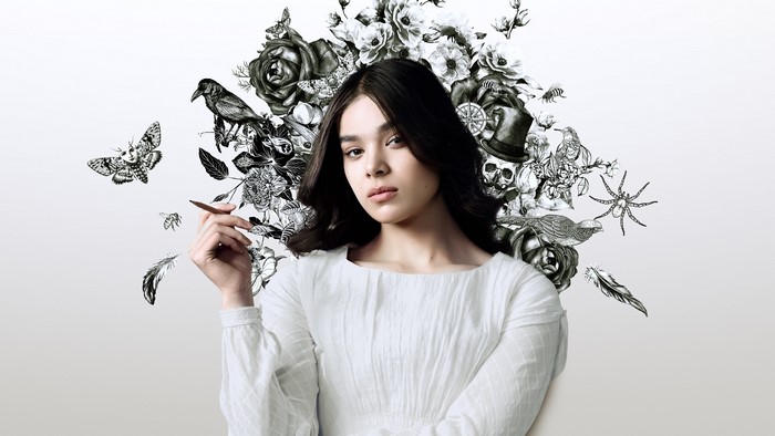 Hailee Steinfeld with artistic elements