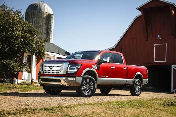 4K 2020 Nissan Titan XD Platinum Reserve Crew Cab Pickup