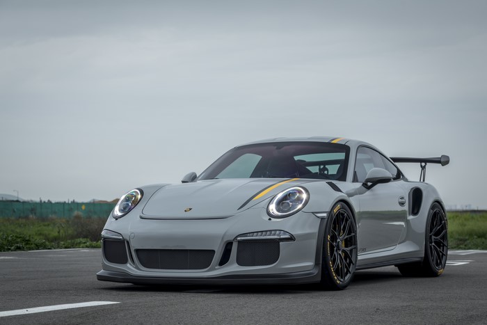 Grey Porsche 911 GT3 RS