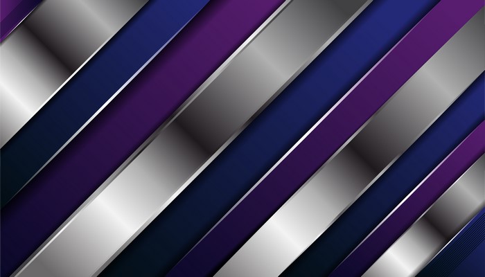 Diagonal Stripes Texture with Silver, Blue, and Violet Colors