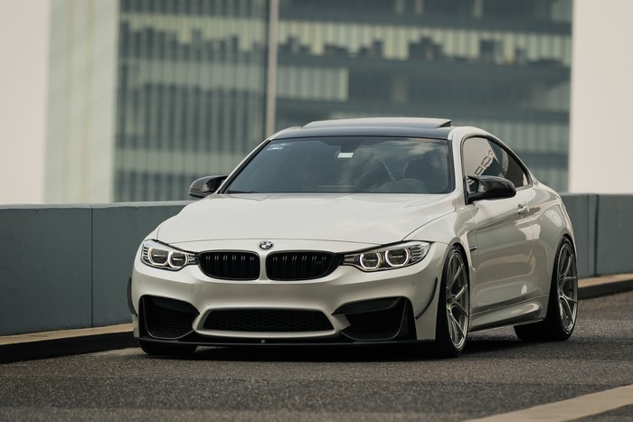 White BMW M4 Coupe