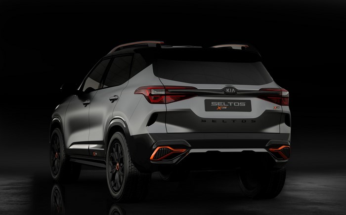Kia Seltos X-Line Concept 2020 back view