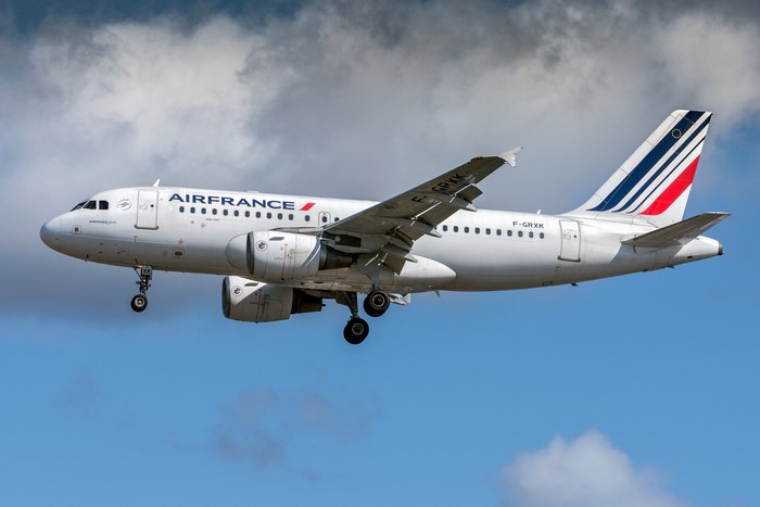 Air France Airbus A319 Airplane Landing