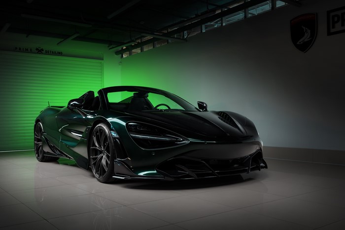 Green McLaren 720S Spider by TopCar
