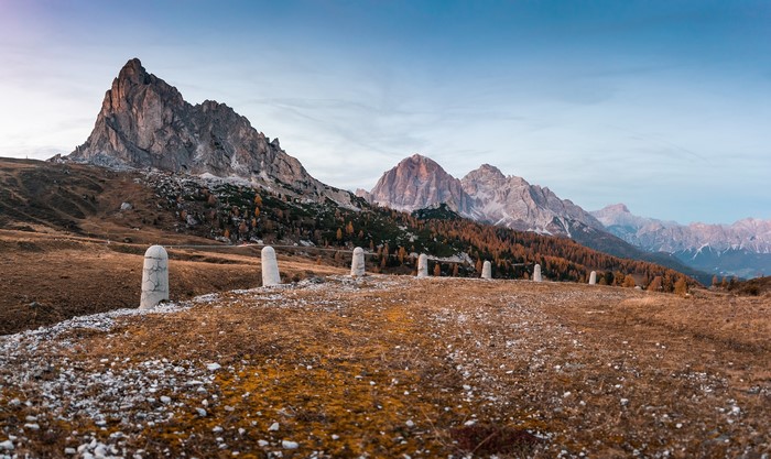 4K Dolomites Italy Mountains Autumn Alps