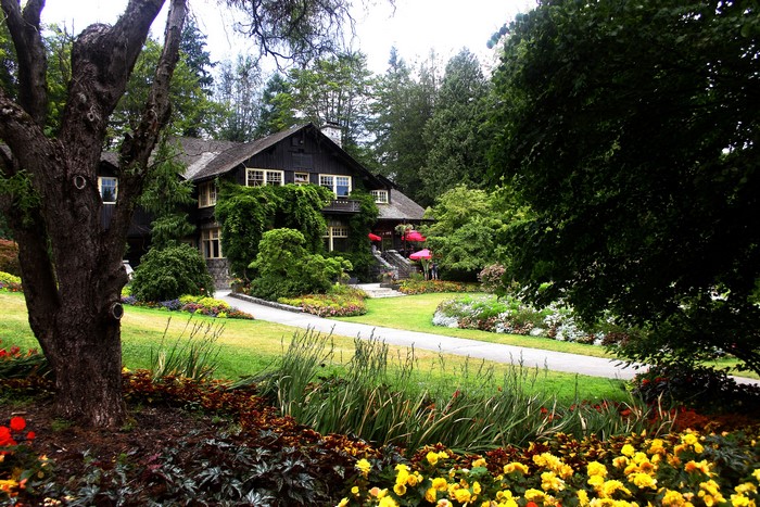 Stanley Park House with Gardens in Vancouver, Canada
