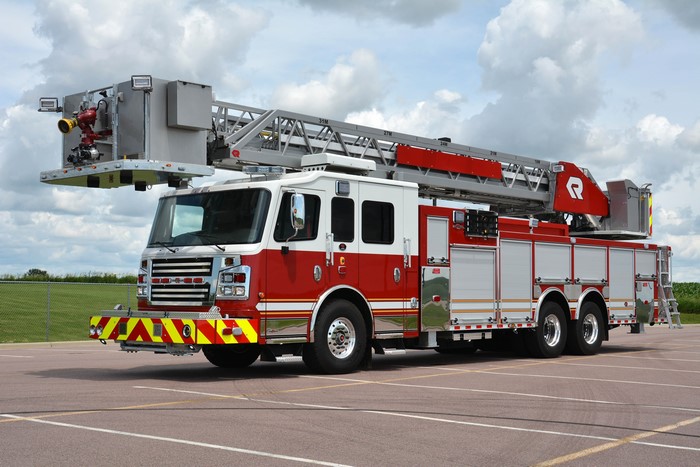 Rosenbauer Fire Engine with Ladder Platform