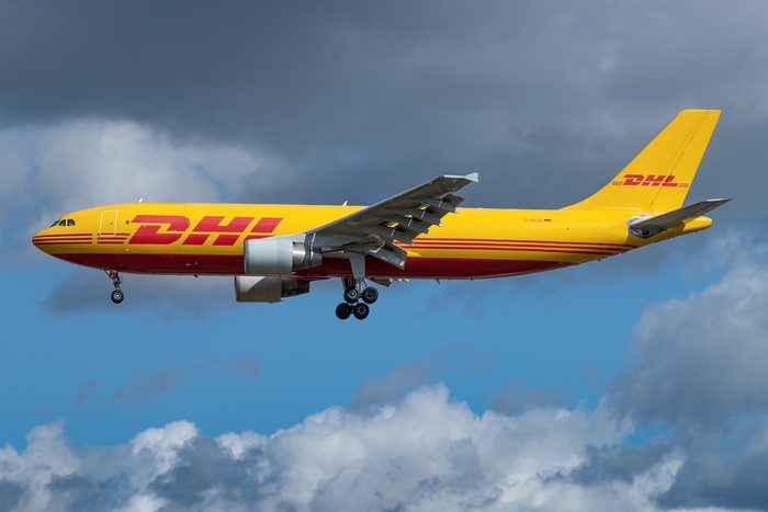 DHL Airbus A300-600F Airplane