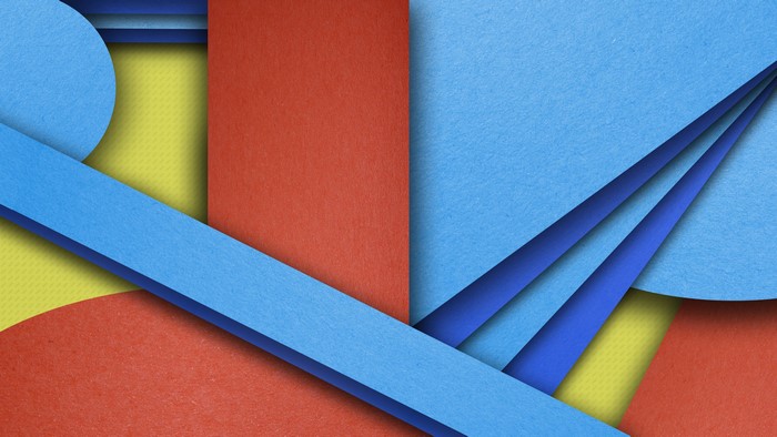 Geometric Shapes with Textured Paper Effect