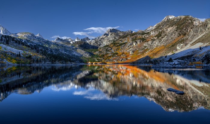 Lake Sabrina in Sierra Nevada, California