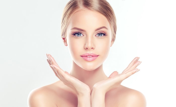 4K Close-Up of Beautiful Model with Makeup