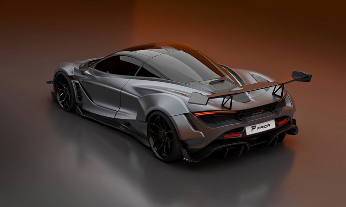 Grey McLaren 720S Widebody Kit by Prior Design
