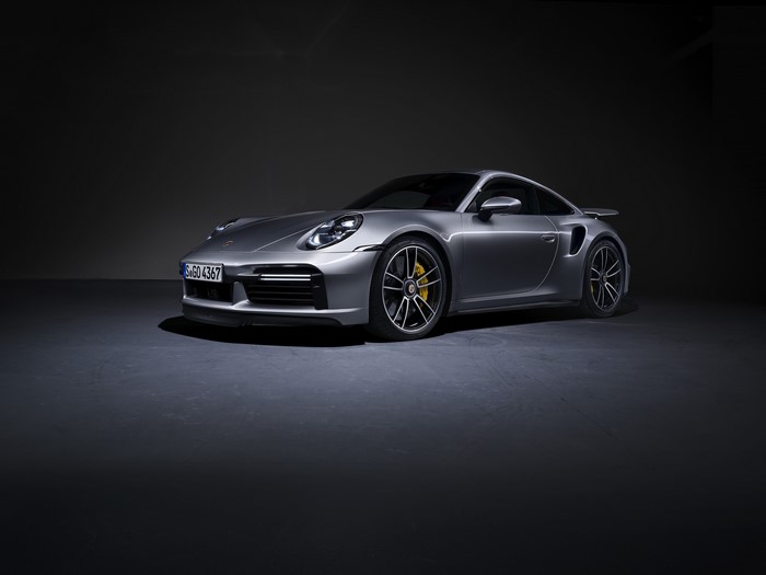 Porsche 911 Turbo S Coupe 2020 Metallic Silver
