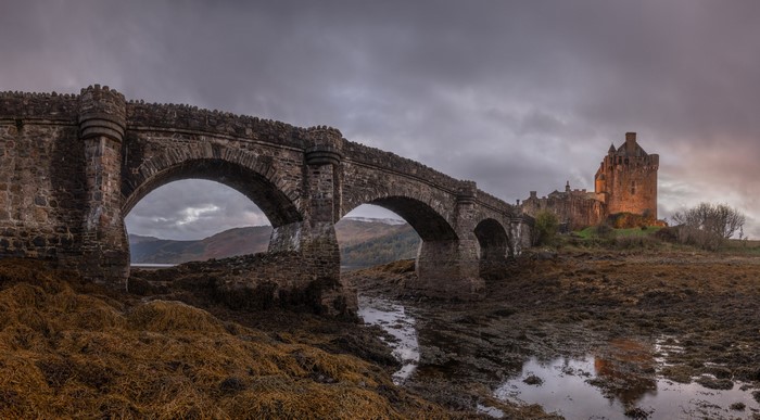 Eilean Donan Castle and Bridge in Scotland