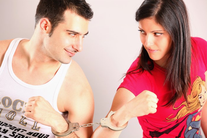 Man and Woman Handcuffed