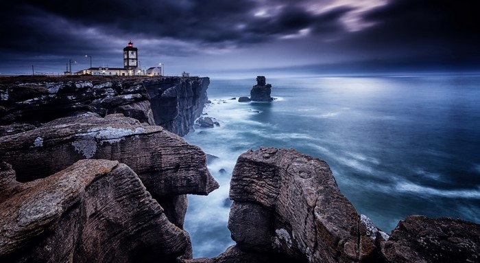 4K Lighthouse at Cape Carvoeiro, Peniche, Portugal