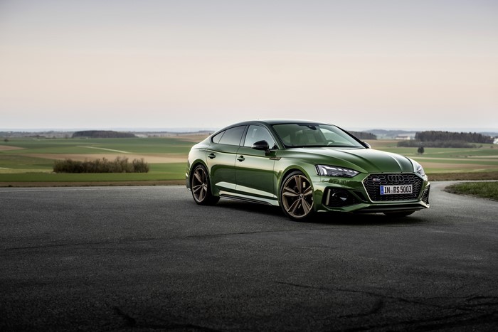 Green Audi RS5 Sportback 2020