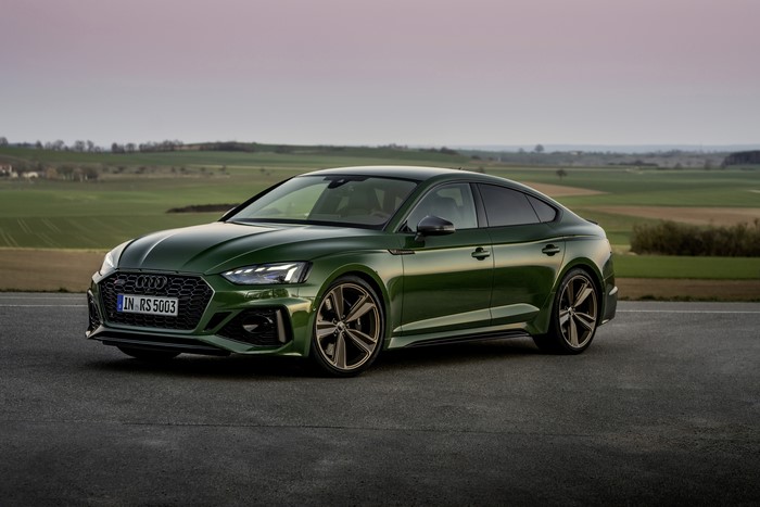 Green Audi RS5 Sportback 2020