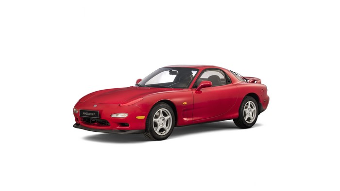Red Mazda RX-7 Coupe