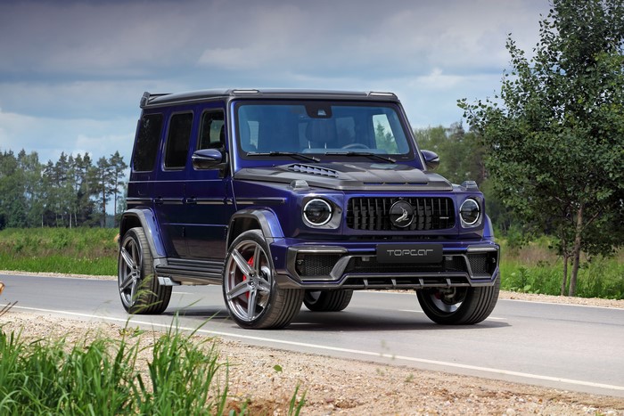 Blue Mercedes-Benz G-Class AMG 63 Top Car