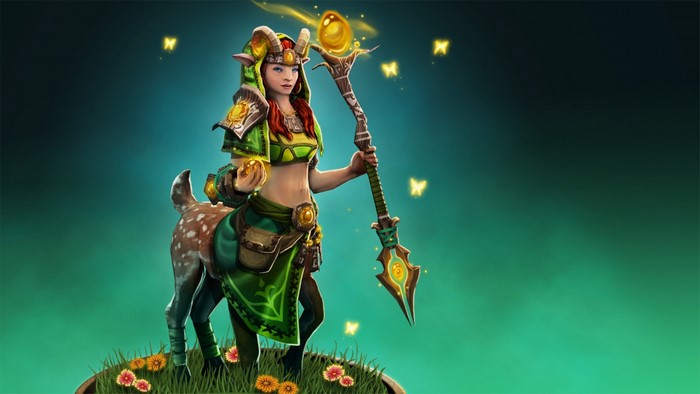 Enchantress from DOTA 2 with Mage Staff