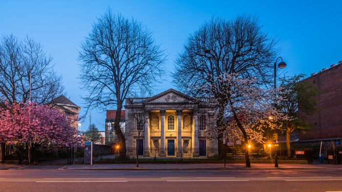 St George's Church Belfast in Spring Evening