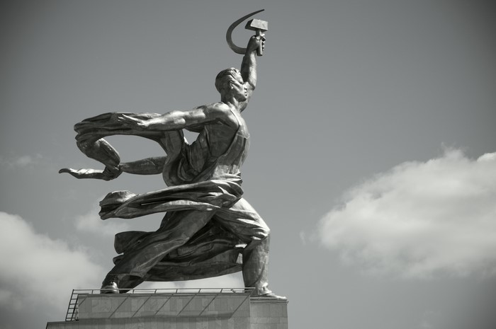 Worker and Collective Farmer Monument, Moscow, Russia