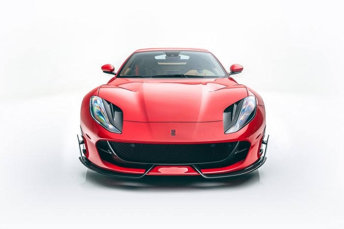 Red Mansory Ferrari 812 Superfast Tuning