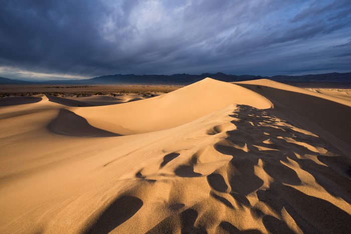 Sand dunes in Death Valley, California, USA