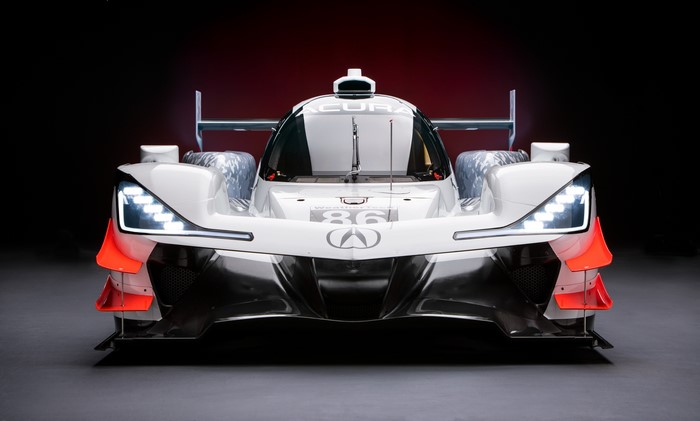 Acura ARX-05 DPi race car front view