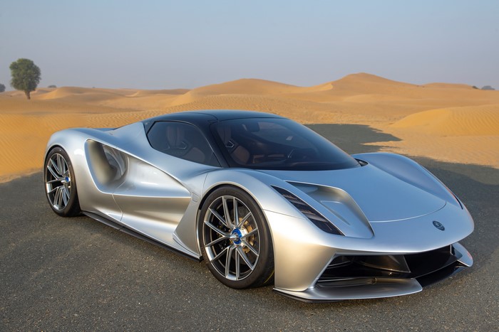 Lotus Evija 2020 Silver Metallic Sports Car