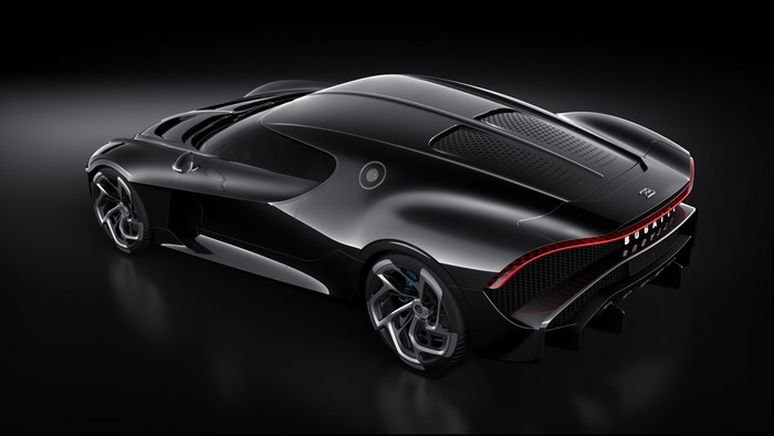 Bugatti La Voiture Noire from above