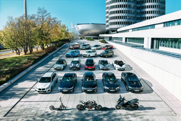 BMW and Mini Cars and Scooters in Munich