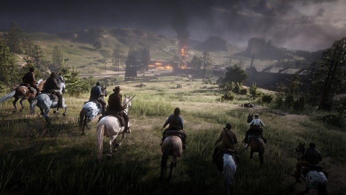4K Red Dead Redemption 2 Horses