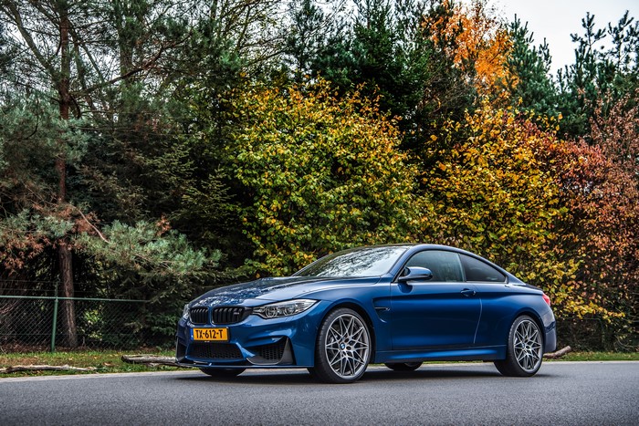 Blue BMW M4 Competition Coupe