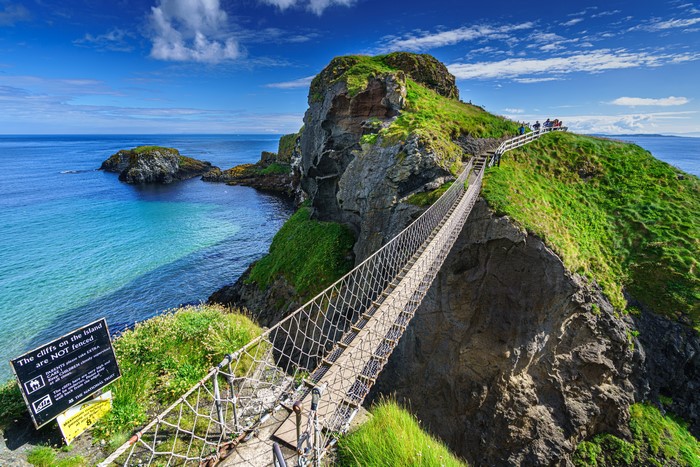 Carrick-a-Rede Rope Bridge, County Antrim, Northern Ireland