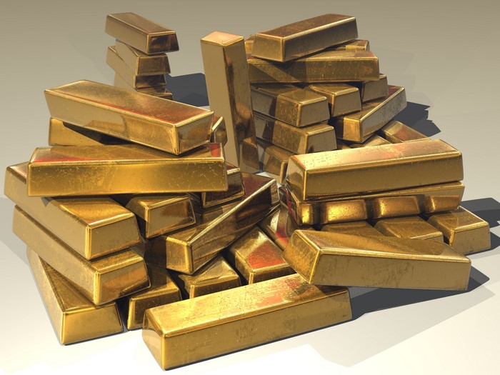 Pile of Gold Ingots