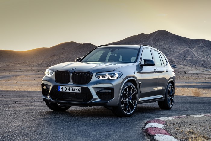 BMW X3M F97 Competition Crossover in Grey Metallic