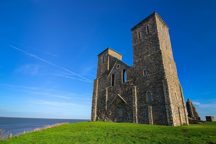 Reculver Towers Ruins, Kent, England