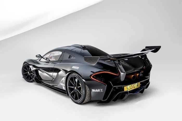 Black McLaren P1 GTR Road by Lanzante
