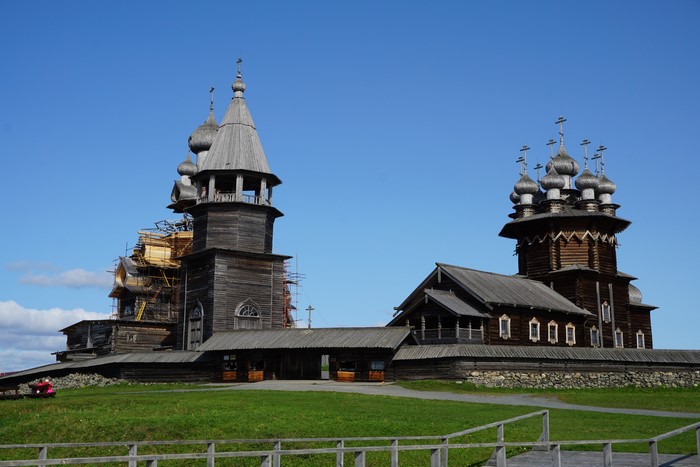 Wooden churches in Kizhi, Karelia, Russia